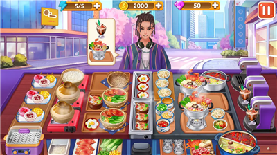 楼下的早餐店无限金币无限钻石破解版下载_楼下的早餐店无限金币无限钻石内购破解最新版本下载v2.7.5 内置菜单版 运行截图2