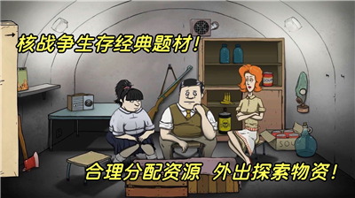 60秒避难所破解版无限物品版下载_60秒避难所破解版无限食物无限水版下载v1.00 无限时间版 运行截图2