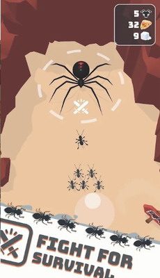 蚂蚁之地破解版中文下载_蚂蚁之地最新版下载2025v1.1免广告版 运行截图2