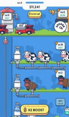 牛奶工厂破解版下载2025_牛奶工厂内置菜单版下载v1.1无限金币版 运行截图2