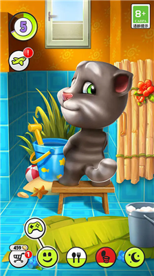我的汤姆猫破解版下载_我的汤姆猫无限金币钻石版下载v8.2.0.4981 内置菜单版 运行截图4