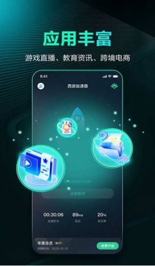 西游加速器功能截图