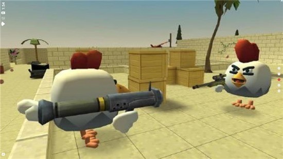 小鸡大乱斗中文最新版-小鸡大乱斗内置作弊菜单版 运行截图1