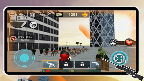 火柴人绳索英雄无限金币版下载-火柴人绳索英雄零壹汉化 运行截图2