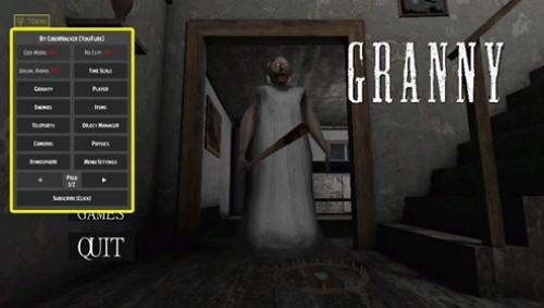 恐怖奶奶格林菜单破解版下载-恐怖奶奶格林菜单中文版下载v1.8 内置菜单版 运行截图1