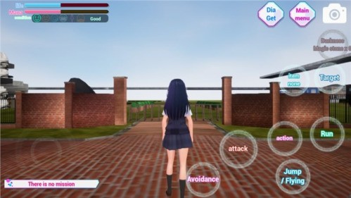 暗黑学校模拟器游戏下载_暗黑学校模拟器中文汉化版v0.98 运行截图2