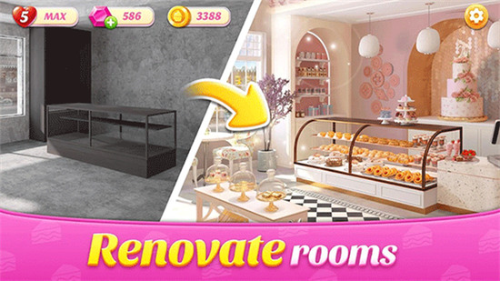 面包店改建最新版下载-面包店改建官方游戏(Bread Shop Makeover)v1.3.0 运行截图1