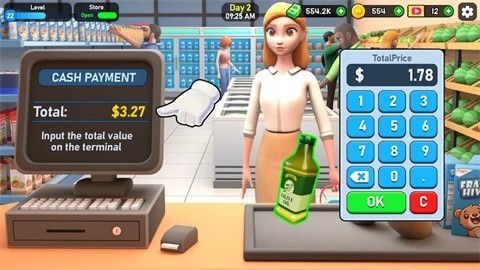 超市大亨3d破解版_超市大亨3Dv4.4 运行截图1