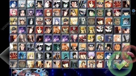 死神vs火影格斗对战画面