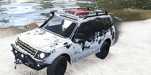 泥泞越野汽车模拟器手机版多地形越野画面