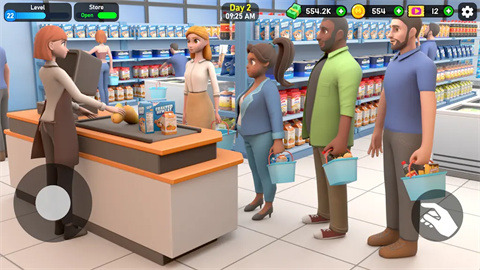 超市大亨3D游戏界面展示
