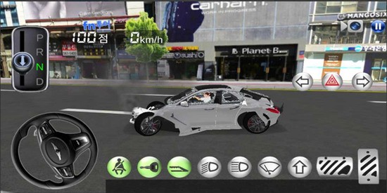 3d教室驾驶多场景驾驶视角展示