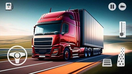 卡车模拟驾驶欧洲下载2024-卡车模拟驾驶欧洲(Truck Simulator Drive Europe)中文版下载 运行截图1