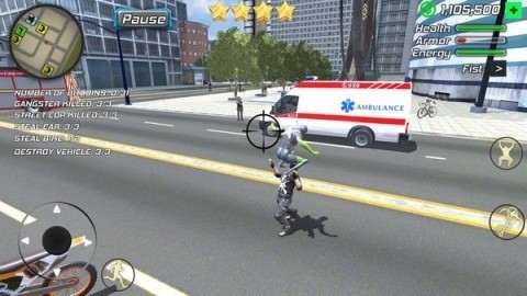 蜘蛛侠之绳索英雄破解版免费下载_蜘蛛侠绳索英雄绿超人手机版v1.8 运行截图4