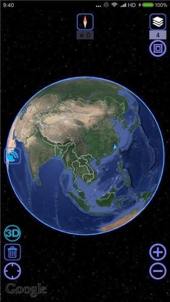 谷歌卫星地图下载2021-谷歌卫星地图(高清时实)手机汉化版下载v3.4.8 运行截图3